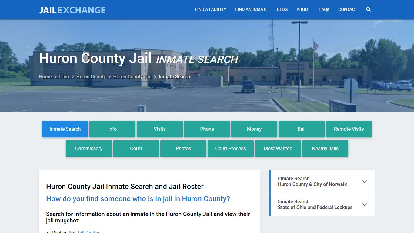 Inmate Search: Roster & Mugshots - Huron County Jail, OH